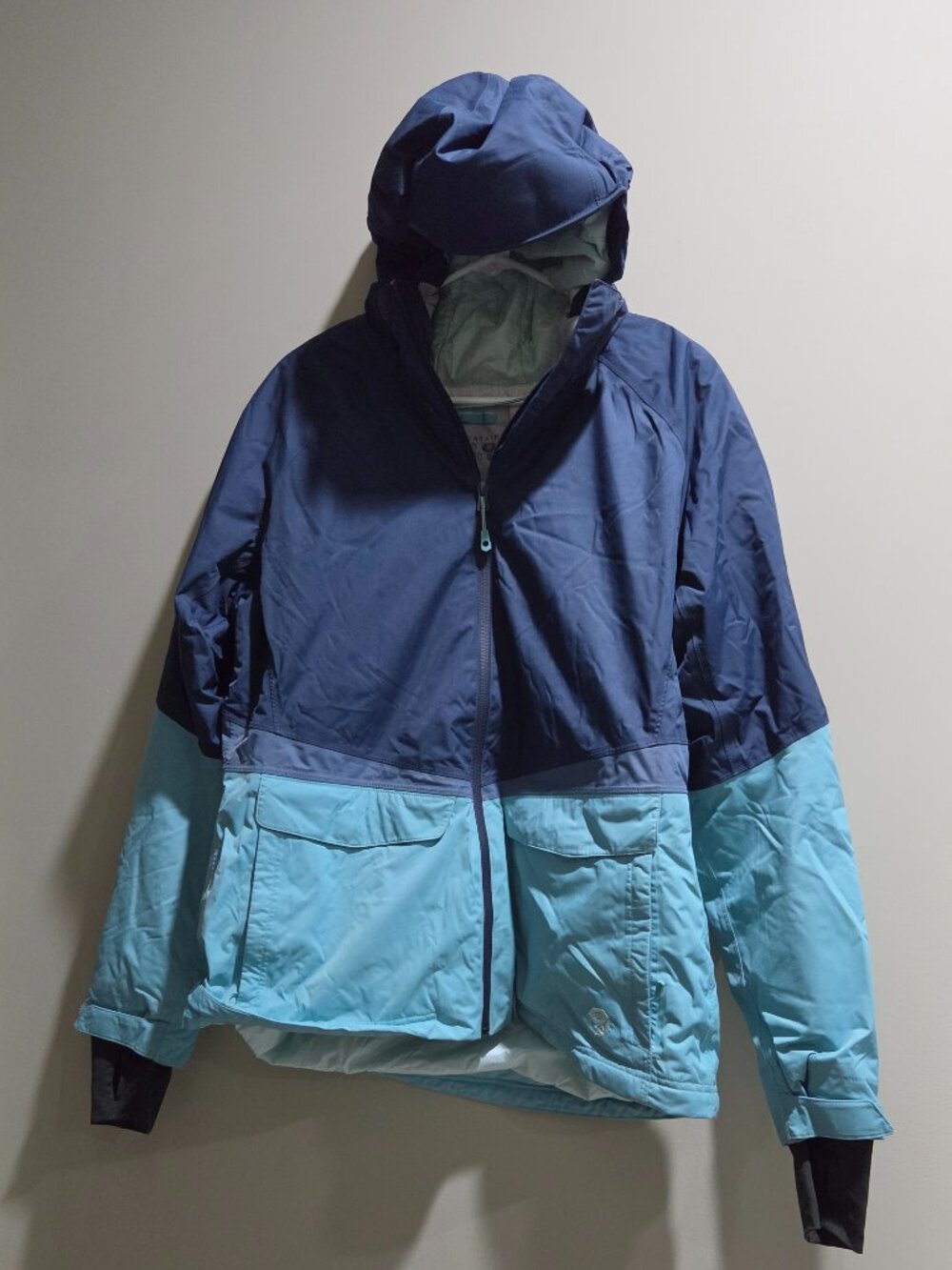 Mountain Hardwear Women Hooded Returnia Jacket DryQ Thermal Sherpa Lined